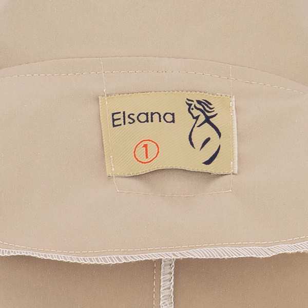 بارانی بلند زنانه کرم مدل آلند السانا Elsana کد 2295 - تصویر 6