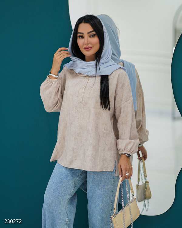 بلوز زنانه پنکیکی مدل شهدیسالسانا Elsana کد2302