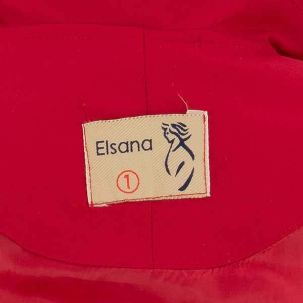 بارانی بلند زنانه قرمز مدل لاریسا السانا Elsana کد 2309 - تصویر 7