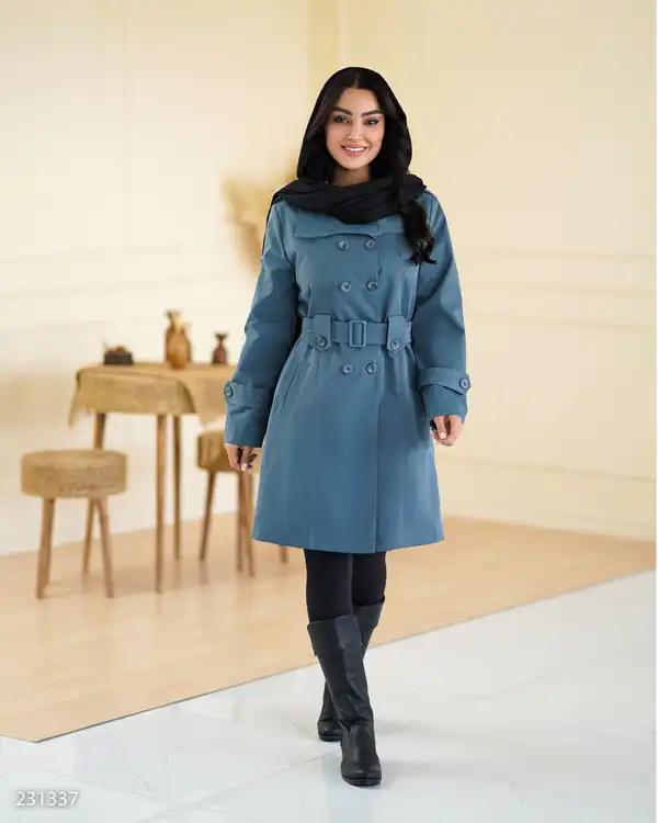 بارانی بلند زنانه کله غازی مدل ژیانوالسانا Elsana کد2313