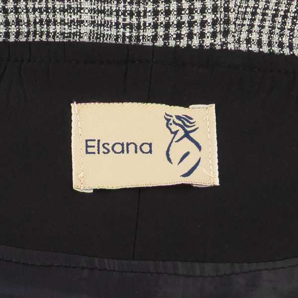 بارانی زنانه مشکی مدل فرانه السانا Elsana کد 2314 - تصویر 6