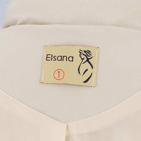 بارانی بلند زنانه استخوانی مدل تابنده السانا Elsana کد 2317 - تصویر 7
