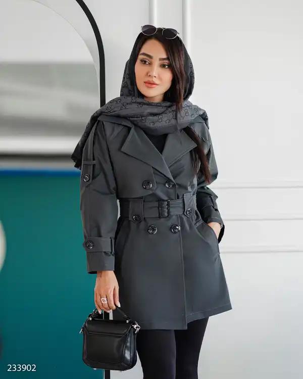 بارانی زنانه نوک مدادی مدل چیترا السانا Elsana کد 2339