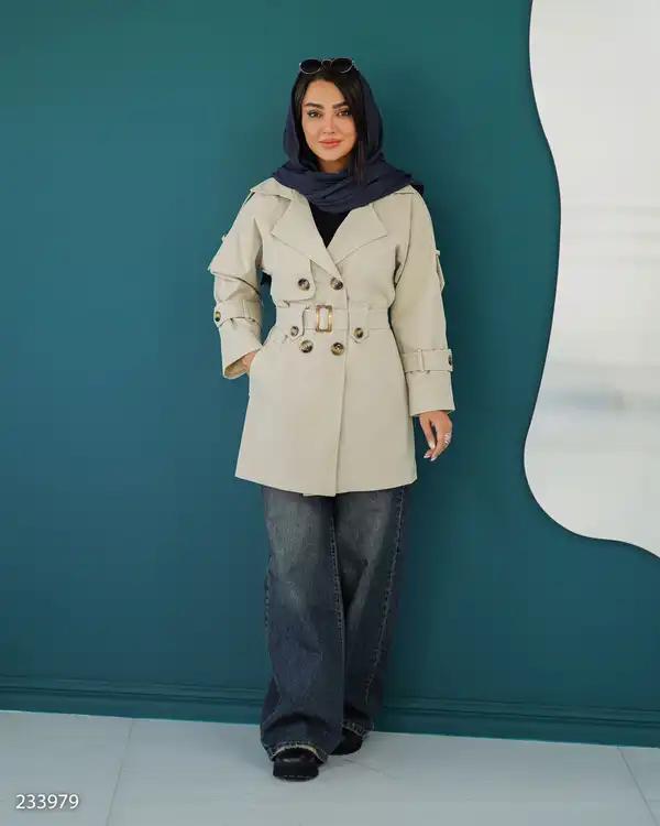 بارانی زنانه استخوانی مدل چیترا السانا Elsana کد 2339