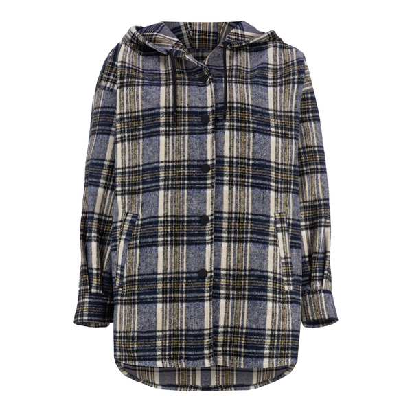 شکت زنانه کلاه دار سرمه ای مدل ناردین السانا Elsana کد 2347