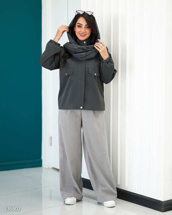 بامبر جکت زنانه نوک مدادی مدل لیلماه السانا Elsana کد 2368