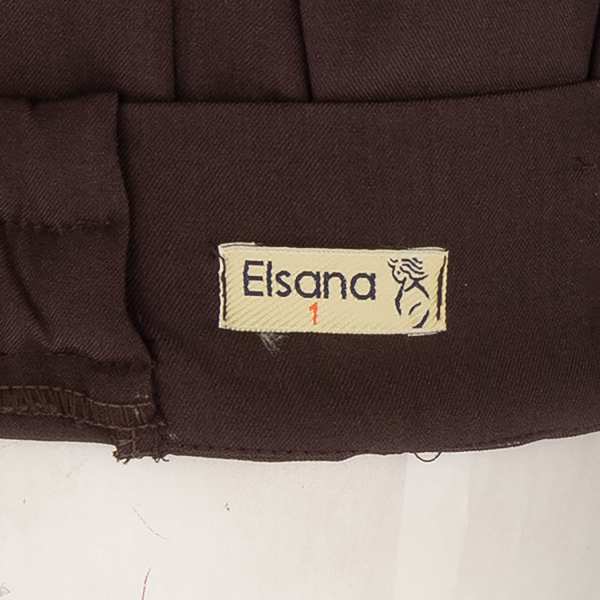 ست کت کراپ و شلوار زنانه قهوه ای السانا Elsana مدل آدریان کد 2485 - تصویر 11