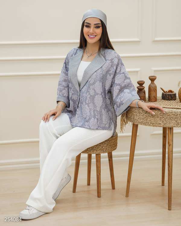 کت زنانه نقره ای السانا Elsana مدل آنادل کد 2540