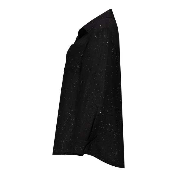 شومیز زنانه حریر لمه مشکی السانا Elsana مدل دایکو کد 2519 - تصویر 4