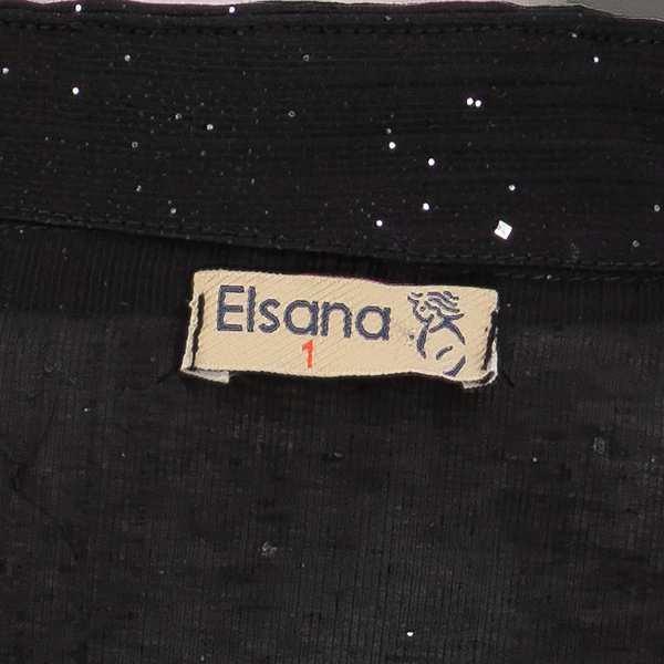 شومیز زنانه حریر لمه مشکی السانا Elsana مدل دایکو کد 2519 - تصویر 6