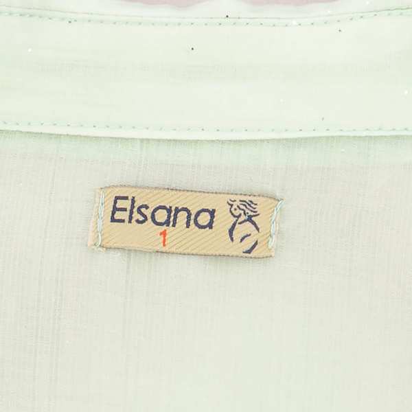 شومیز زنانه حریر لمه سبز مغز پسته ای السانا Elsana مدل دایکو کد 2519 - تصویر 6