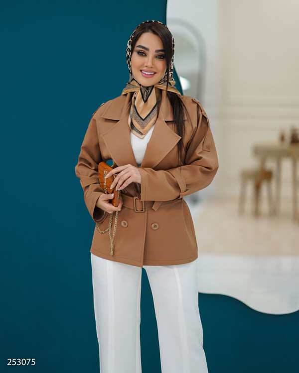 مانتو زنانه موکایی السانا Elsana مدل رابو کد 2530