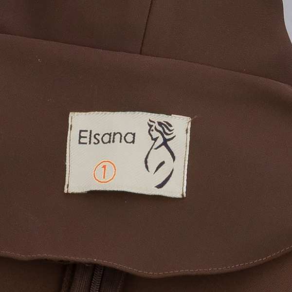 پیراهن زنانه قهوه ای السانا Elsana مدل ماردین کد 2483 - تصویر 6
