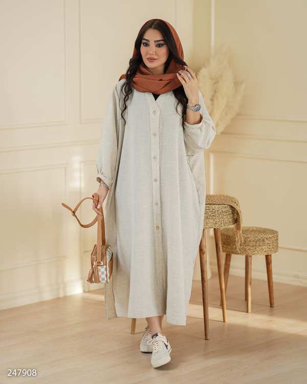 مانتو زنانه کرم السانا Elsana مدل مهرنیکا کد 2479