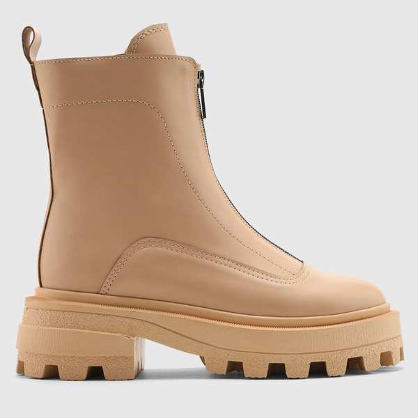 نیمبوت چرم طبیعی زنانه ناپا کرم اورز Orez مدل REN کد IWCB107