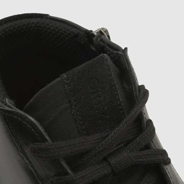 نیم بوت پاشنه بلند چرم طبیعی زنانه بورنیش اشبالت مشکی اورز Orez مدل MIA SNEAKER BOOT کد WCB160 - تصویر 3