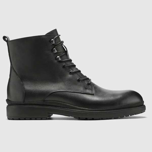 نیم بوت چرم طبیعی مردانه ناپا مشکی اورز Orez مدل TYSON