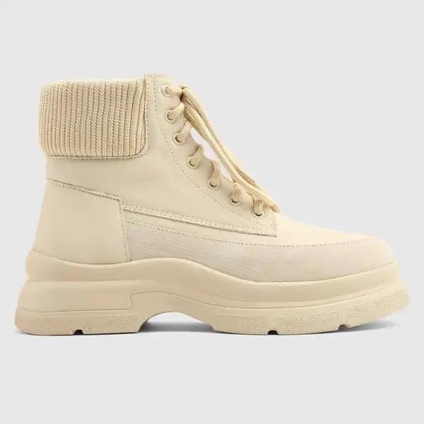 نیمبوت زنانه ناپا چاپی کرم اورز Orez مدل EDINA کد IWCB106