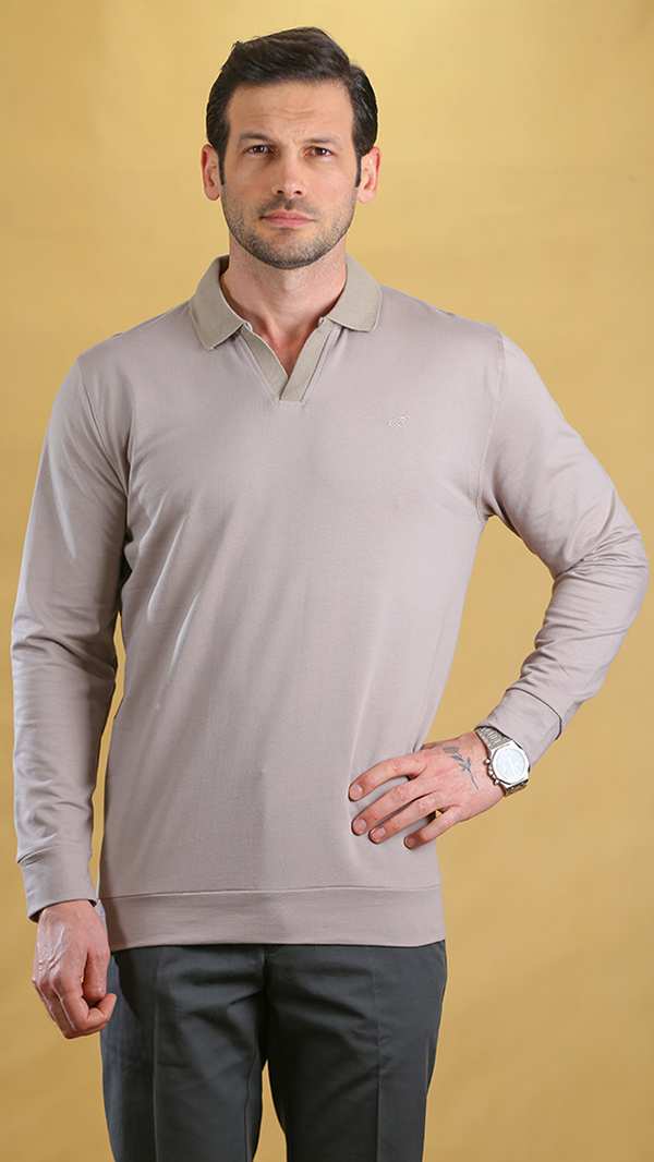 تی شرت زمستانه مردانه 70026 برندس Brands - تصویر 2