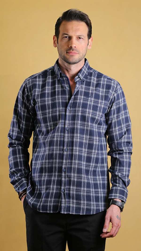 پیراهن مردانه زمستانه 60264 برندس