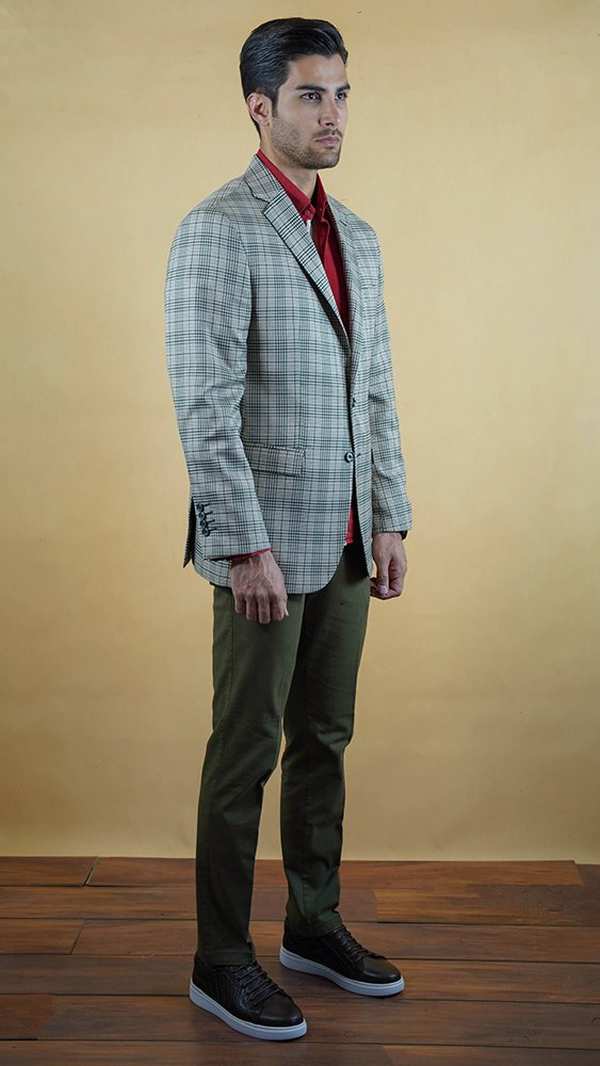 کت تک مردانه 40022 برندس Brands