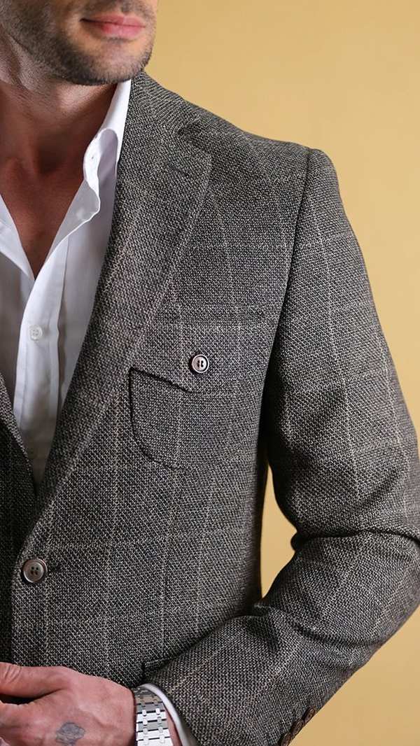 کت تک مردانه 40032 برندس Brands - تصویر 6