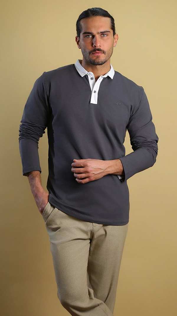 تی شرت زمستانه مردانه 70030 برندس Brands