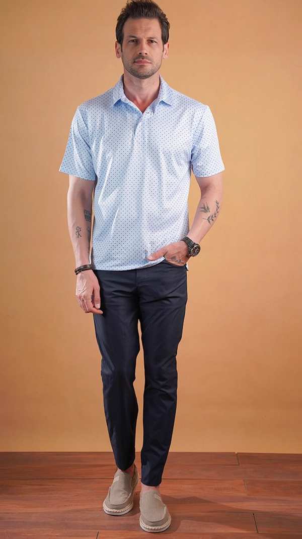 شلوار کتان مردانه 50041 برندس Brands