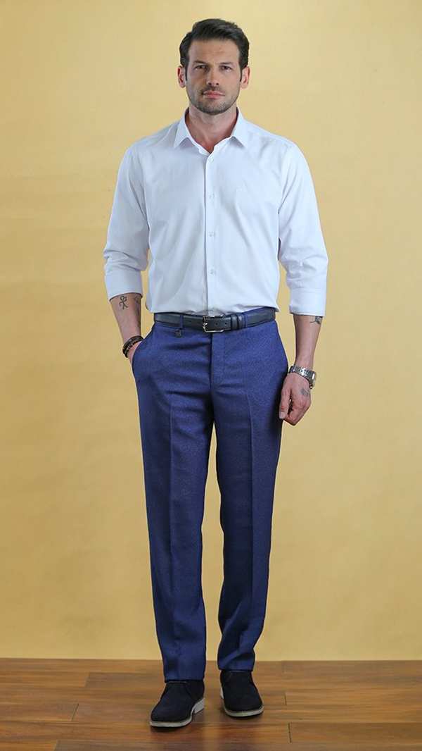 پیراهن مردانه 60403 برندس Brands