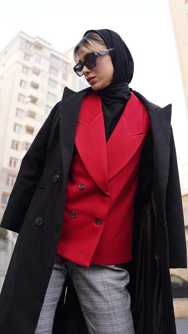 بارانی زنانه 40179 برندس Brands - تصویر 12