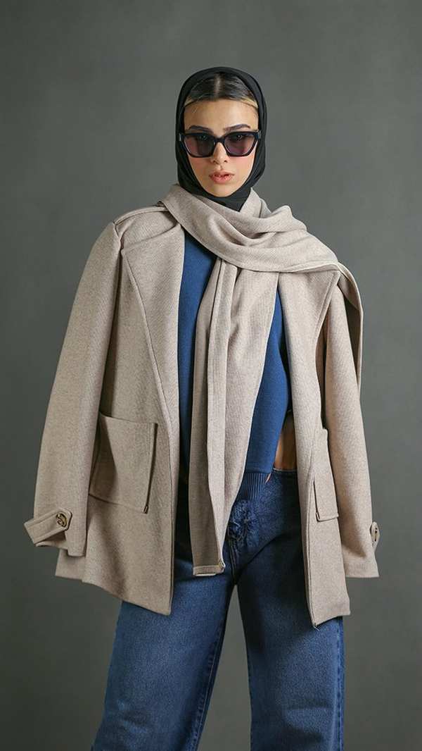 پالتو زنانه P1000 برندس Brands - تصویر 2