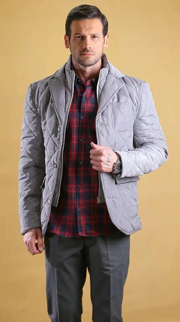 کاپشن مردانه 80077 برندس Brands