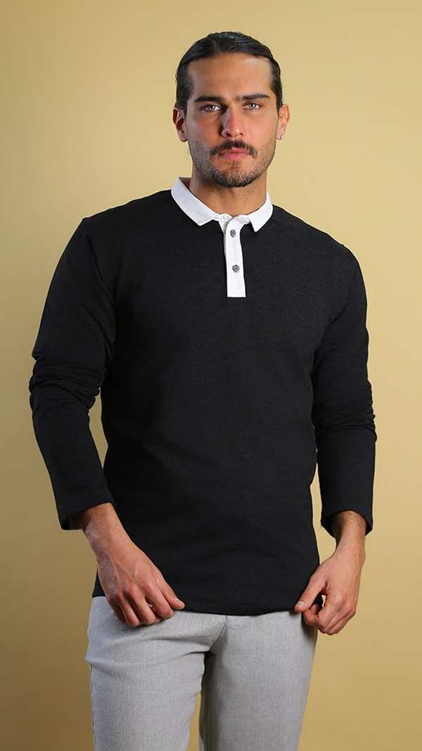 تی شرت مردانه زمستانه 70030 برندس