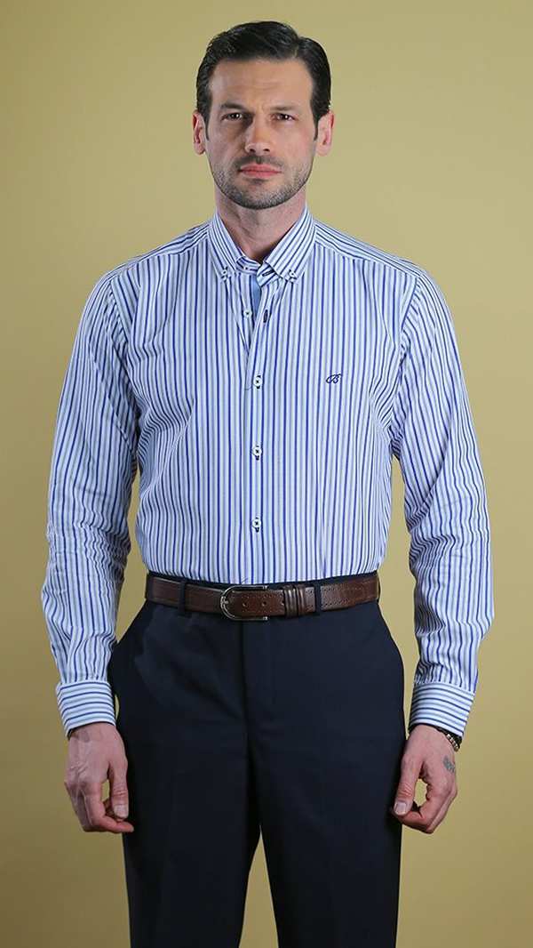 پیراهن مردانه 60408 برندس Brands