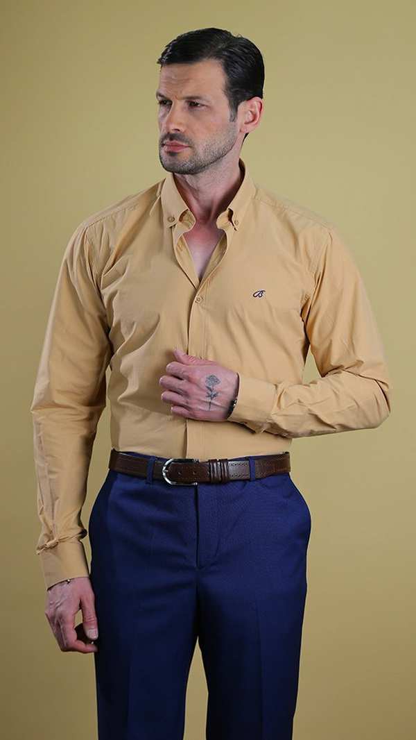 پیراهن مردانه 60406 برندس Brands