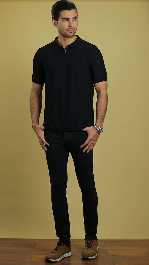 پولوشرت تخت مردانه 5950 برندس Brands - تصویر 3