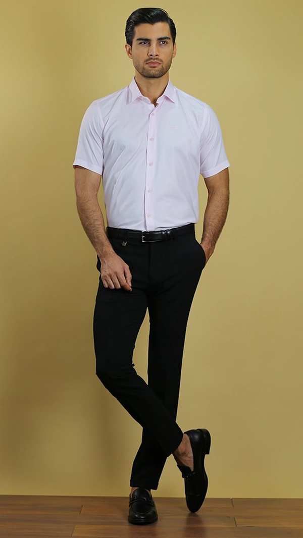 پیراهن آستین کوتاه مردانه 60437 برندس Brands