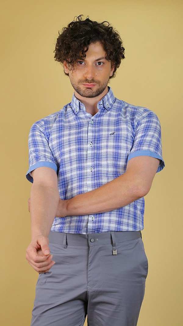 پیراهن مردانه 60442 برندس Brands