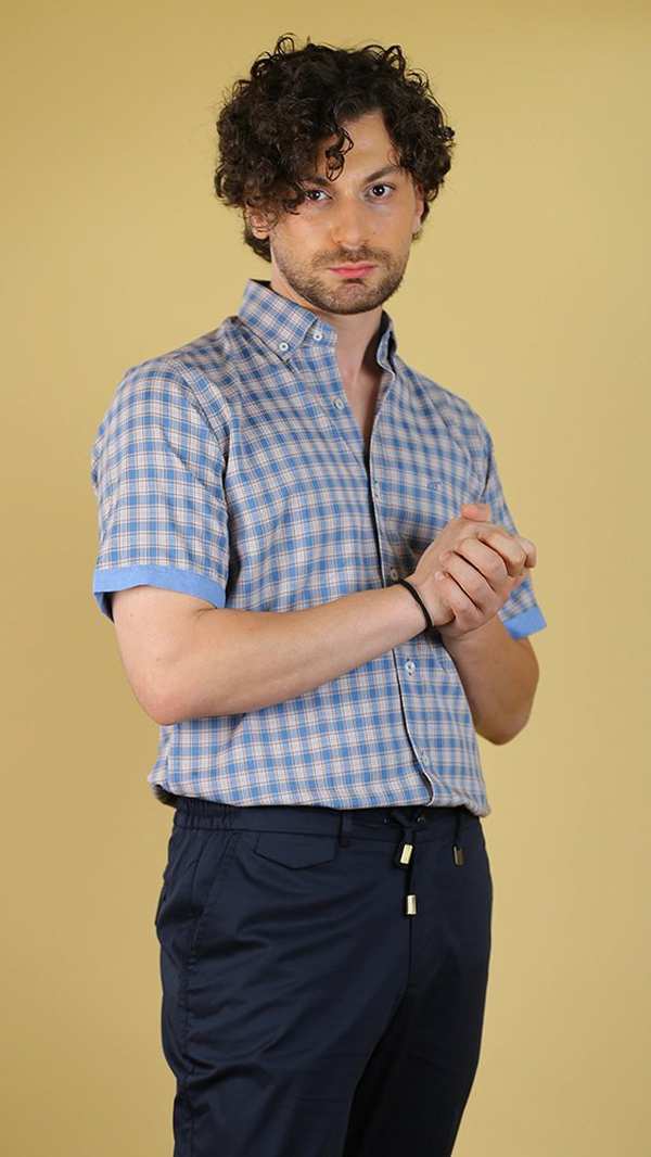 پیراهن مردانه 60443 برندس Brands