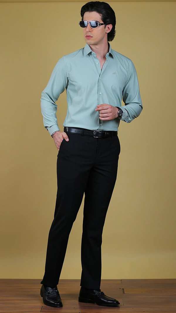 پیراهن مردانه 60450 برندس Brands