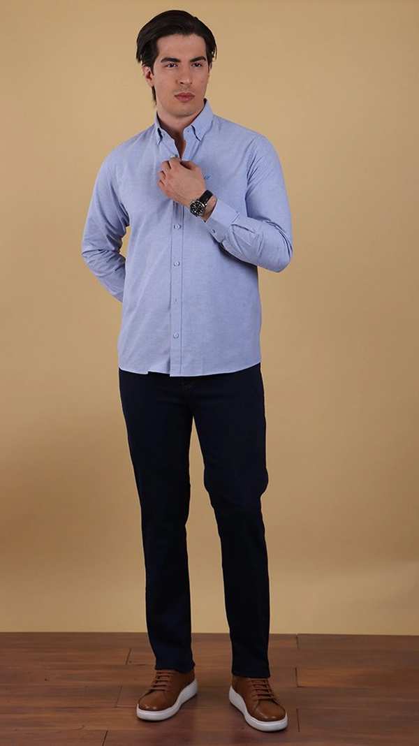 پیراهن مردانه 60452 برندس Brands