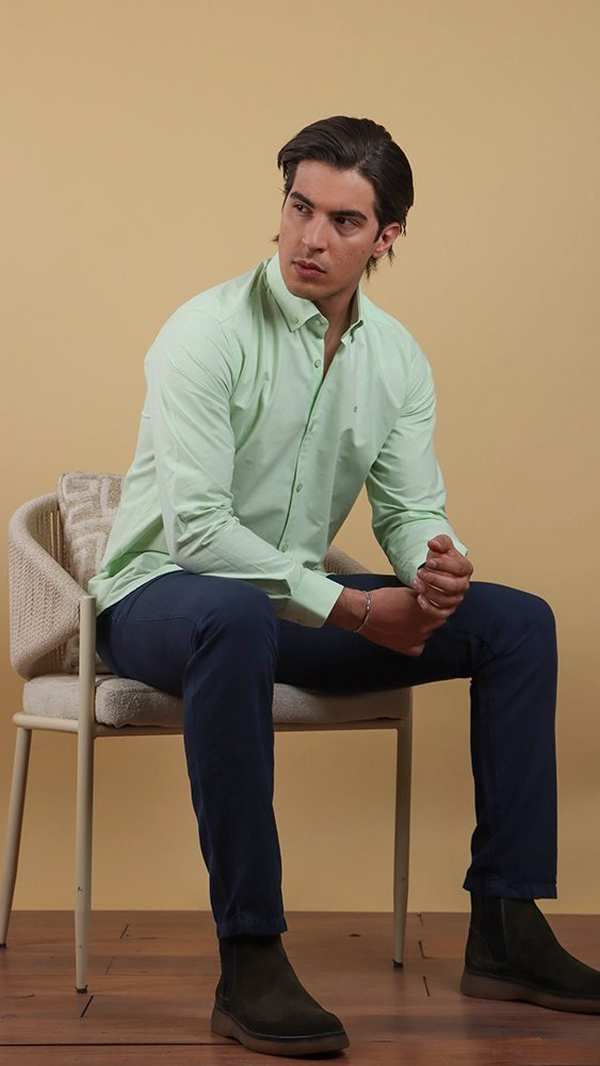 پیراهن مردانه 60452 برندس Brands