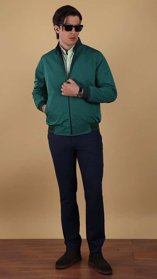 کاپشن دو رو مردانه 801C01 برندس Brands