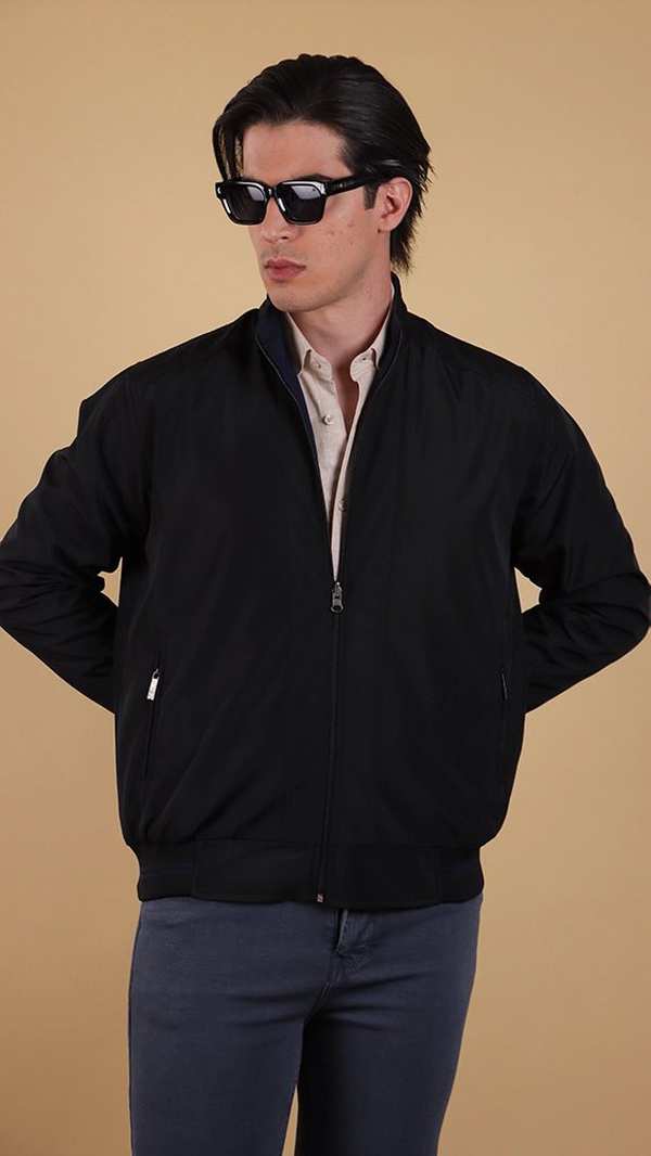 کاپشن دو رو مردانه 801C02 برندس Brands