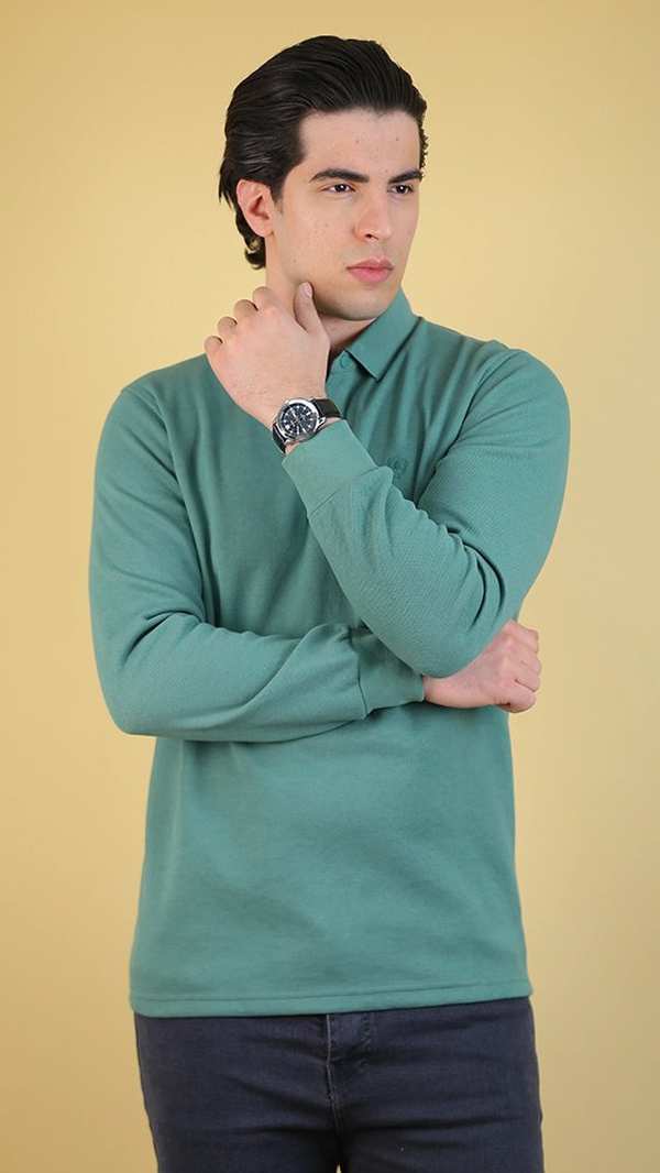 پولوشرت زمستانه مردانه 70092 برندس Brands