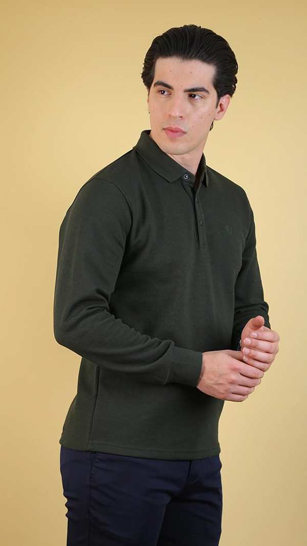 پولوشرت زمستانه مردانه 70092 برندس Brands