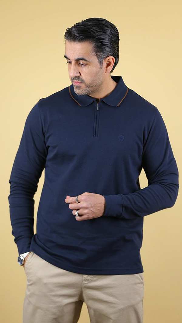 پولوشرت زمستانه مردانه 70093 برندس Brands