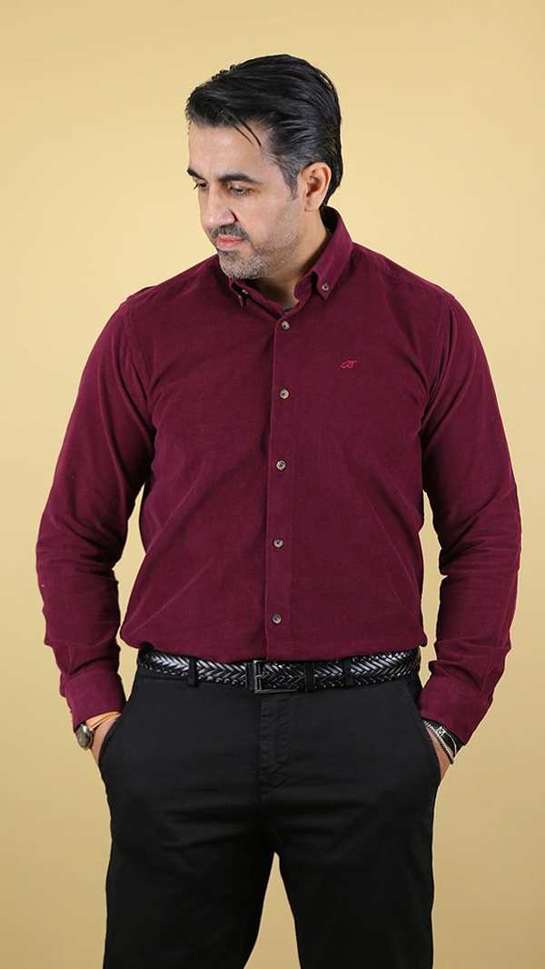 پیراهن مخمل مردانه 60453 برندس Brands