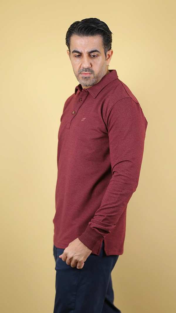 پولوشرت زمستانه مردانه 70090 برندس Brands - تصویر 2