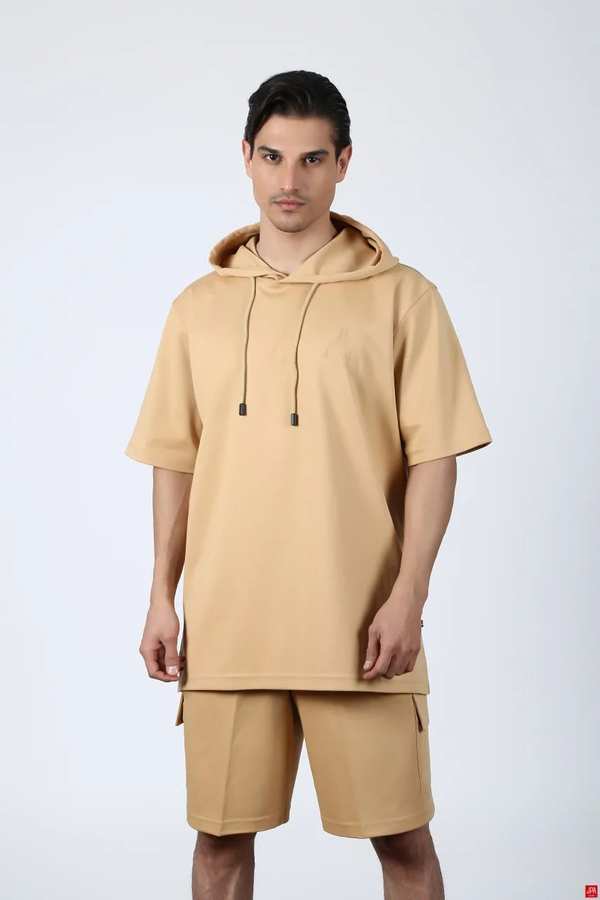 ست تی شرت و شلوارک مردانه اوکر جی پی ای JPA کد 02359